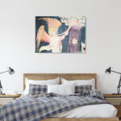 De derde trompet en de Wormwood Star Canvas Afdruk (Insitu (Slaapkamer))