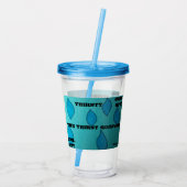 DE DERDE TUMBLER ACRYL DRINKBEKER (Achterkant)