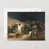 De derde van mei 1808 door Francisco Goya Briefkaart (Voorkant / Achterkant)