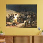 De derde van mei 1808 door Francisco Goya Canvas Afdruk (Insitu (Woonkamer))