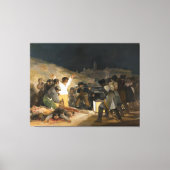 De derde van mei 1808 door Francisco Goya Canvas Afdruk (Voorkant)