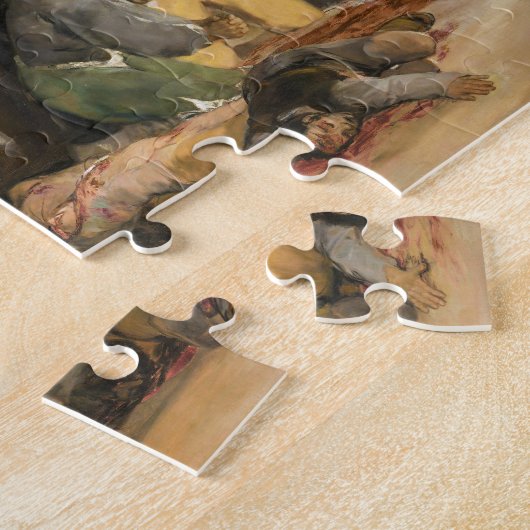 De derde van mei 1808 door Francisco Goya Legpuzzel (Zijkant)