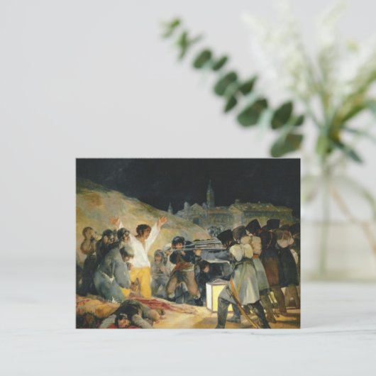 De derde van mei 1808 Francisco Goya Briefkaart (Staand voorkant)