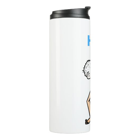 De Dersty Man Thermal Tumbler Thermosbeker (Gedraaid links)
