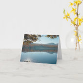 De dertiende Bezinning Notecard van het Meer Kaart (Gele Bloem)