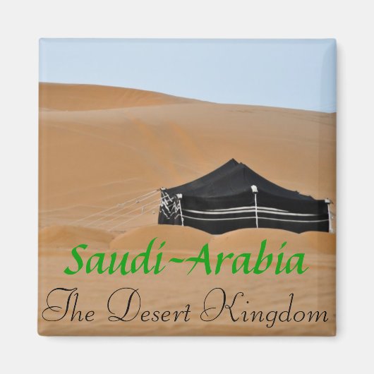 De Desert Kingdom Koelkast Magnet (Voorkant)