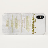 De Desiderata "Gewenst dingen" Case-Mate iPhone Case (Achterkant (horizontaal))