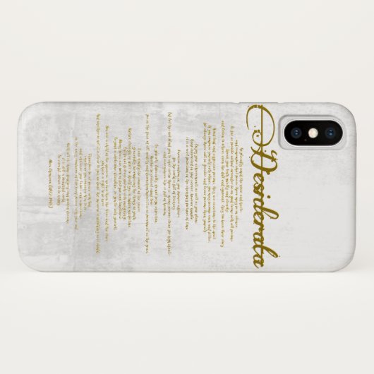 De Desiderata "Gewenst dingen" Case-Mate iPhone Case (Achterkant (horizontaal))