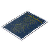 De Desiderata "Gewenst dingen" Notitieboek (Linkerzijde)