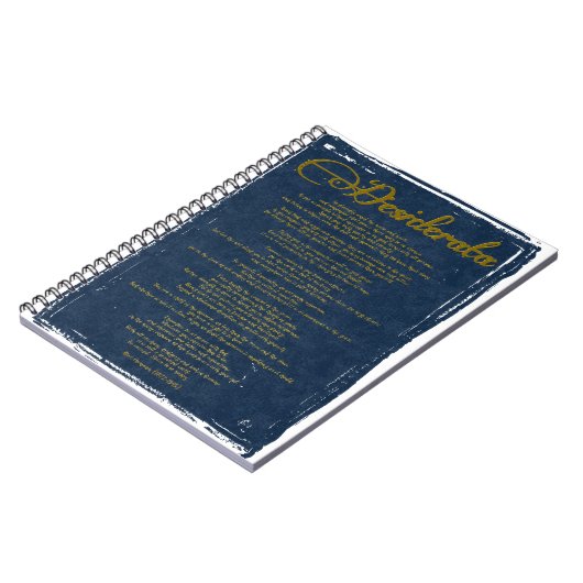 De Desiderata "Gewenst dingen" Notitieboek (Linkerzijde)