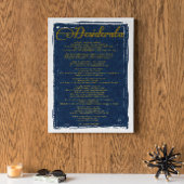 De Desiderata "Gewenst dingen" Poster