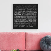 De Desiderata muur hangen Canvas Afdruk (Insitu (Woonkamer))