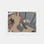 de DesignCenter decoratie kunst Fleece Deken (Voorkant (Horizontaal))