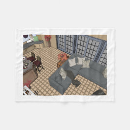 de DesignCenter decoratie kunst Fleece Deken