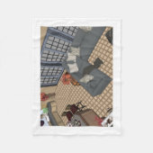 de DesignCenter decoratie kunst Fleece Deken (Voorkant)