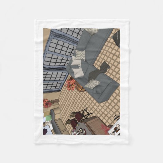 de DesignCenter decoratie kunst Fleece Deken (Voorkant)