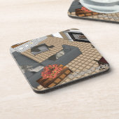 de DesignCentre decoratieve kunst Bier Onderzetter (Linkerzijde)