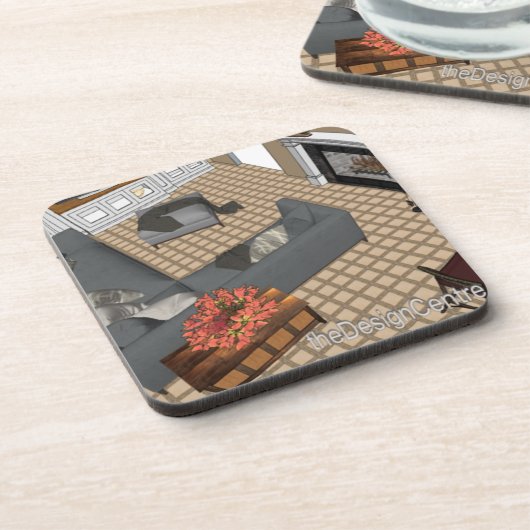 de DesignCentre decoratieve kunst Bier Onderzetter (Linkerzijde)