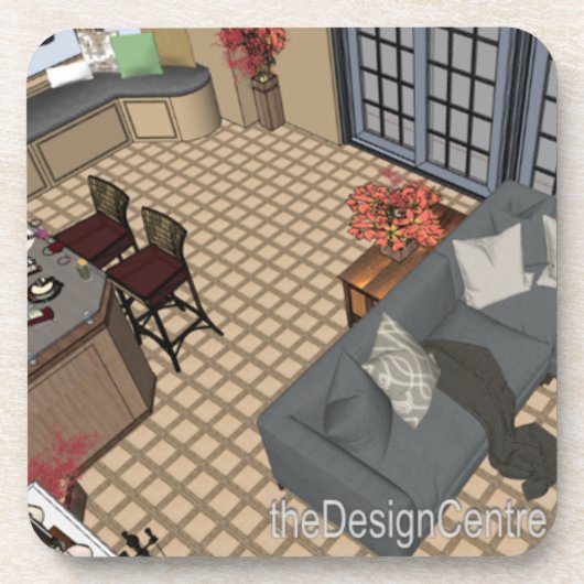 de DesignCentre decoratieve kunst Bier Onderzetter (Voorkant)