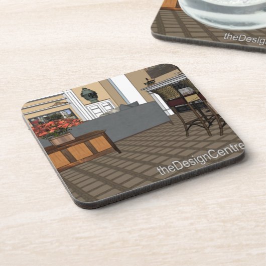 de DesignCentre decoratieve kunst Bier Onderzetter (Linkerzijde)