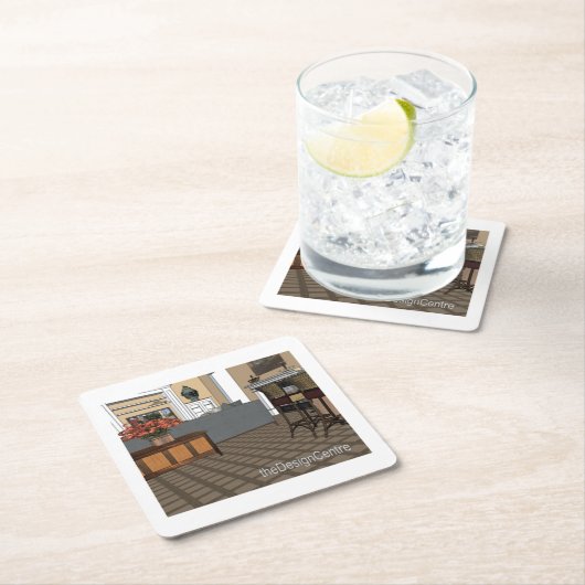 de DesignCentre decoratieve kunst Kartonnen Onderzetters (Insitu)