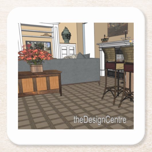 de DesignCentre decoratieve kunst Kartonnen Onderzetters (Voorkant)