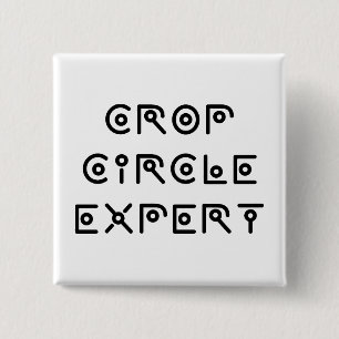 De Deskundige van de Cirkel van het gewas Vierkante Button 5,1 Cm