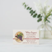 De Deskundige van de wijn Visitekaartje (Staand voorkant)