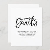 De Details van het Bieden van de Code QR van het M (Voorkant / Achterkant)