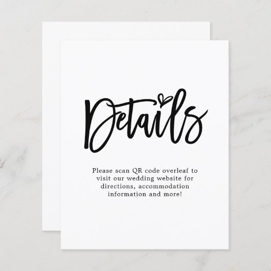 De Details van het Bieden van de Code QR van het M (Voorkant / Achterkant)