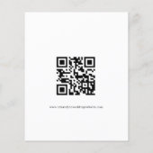 De Details van het Bieden van de Code QR van het M (Achterkant)