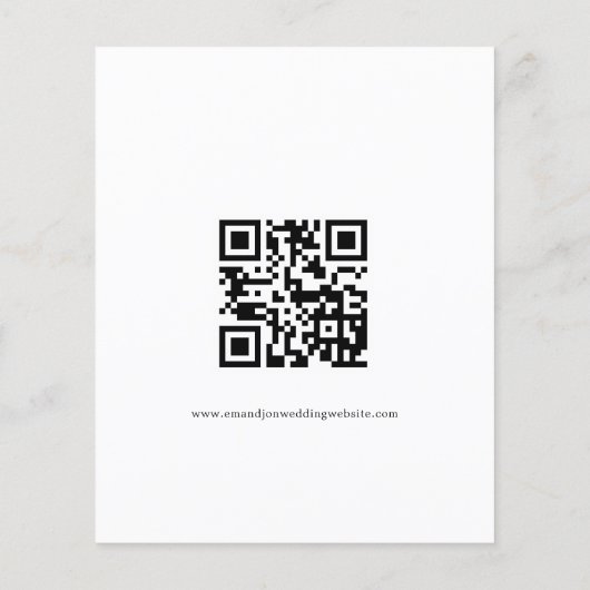 De Details van het Bieden van de Code QR van het M (Achterkant)