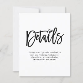 De Details van het Bieden van de Code QR van het M