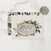 de details van het de plakhout van het budget blij notitiekaartje (Voorkant / Achterkant in situ)