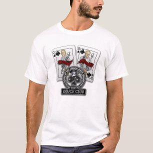 De deuce Club Pair van kaarten T-shirt