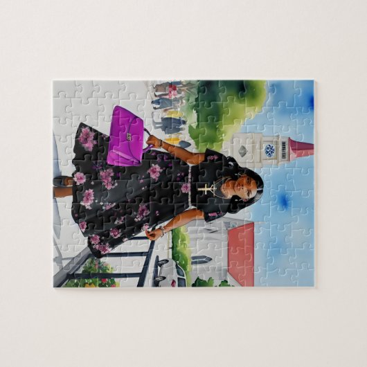De deugdzame kerkelijke vrouw puzzel legpuzzel (Horizontaal)