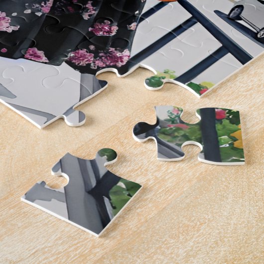 De deugdzame kerkelijke vrouw puzzel legpuzzel (Zijkant)