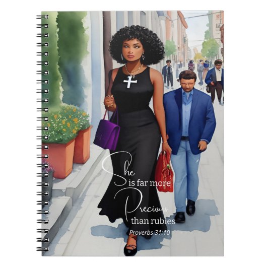 De deugdzame vrouw spiraal Notitieboek (Voorkant)