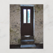 De deur briefkaart (Voorkant)