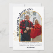 De deur is altijd open Gold Arch Foto grijs bewege Aankondiging (Voorkant)