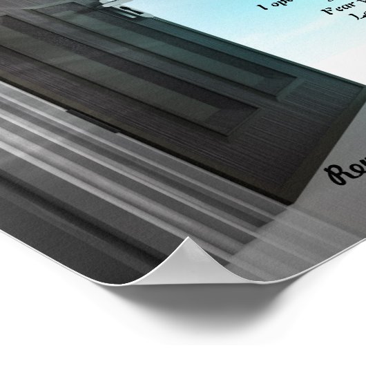 De deur poster (Hoek)