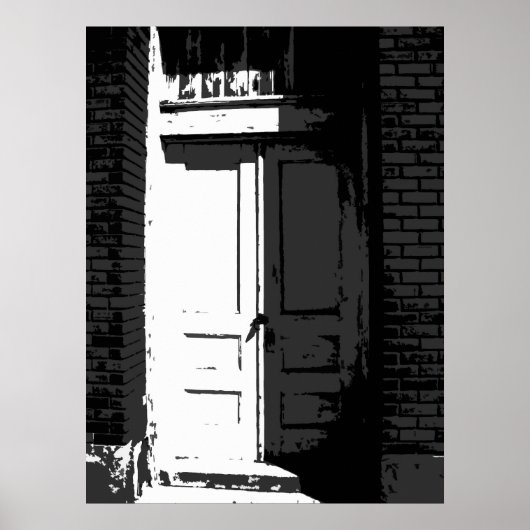 de deur poster (Voorkant)