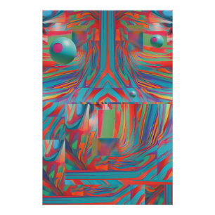 De deur staat open - Ken Gage Surreal Art Perfect Poster