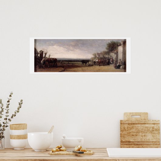 De deur van de Inn bij Gravesend Poster (Keuken)