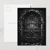 De deur van de tovenaar — door BurnsInHell Briefkaart (Voorkant / Achterkant)