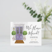 De deur van de waterverf wij hebben het Nieuwe Bri Briefkaart (Staand voorkant)