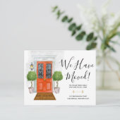 De deur van de waterverf wij hebben het Nieuwe Bri Briefkaart (Staand voorkant)