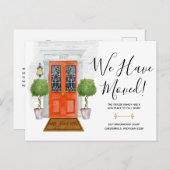 De deur van de waterverf wij hebben het Nieuwe Bri Briefkaart (Voorkant / Achterkant)