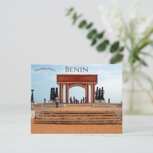 De Deur van Geen Terugkeer Ouidah Benin Briefkaart (Staand voorkant)