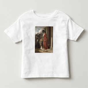 De deur van het vierkant, c.1790 (olie op het canv kinder shirts